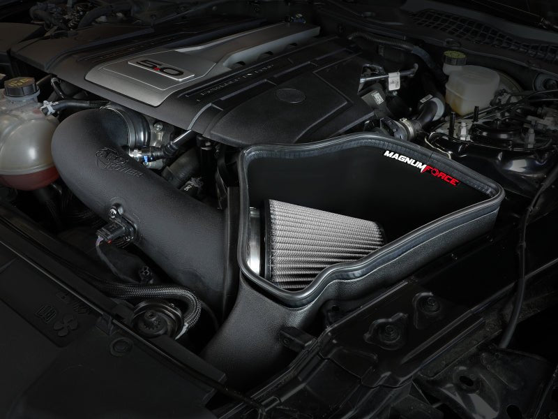 aFe - AFe Magnum FORCE Stage-2 Cold Air Intake System w/Pro Dry S Media 18-19 Ford Mustang GT - Demon Performance