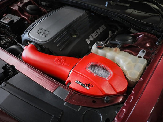 aFe - aFe Momentum GT Pro Dry S Stage - 2 Intake System 11 - 15 Dodge Challenger / Charger R/T 5.7L HEMI - Red - Demon Performance