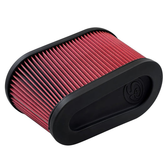 S&B - Air Filter For Intake Kits 75 - 5136 / 75 - 5136D Oiled Cotton Cleanable Red S&B - Demon Performance