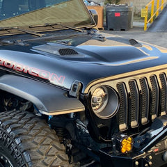 S&B - Air Hood Scoop System for 18 - 22 Wrangler JL Rubicon 2.0L, 3.6L, 20 - 22 Jeep Gladiator 3.6L S&B Intake Required - Demon Performance