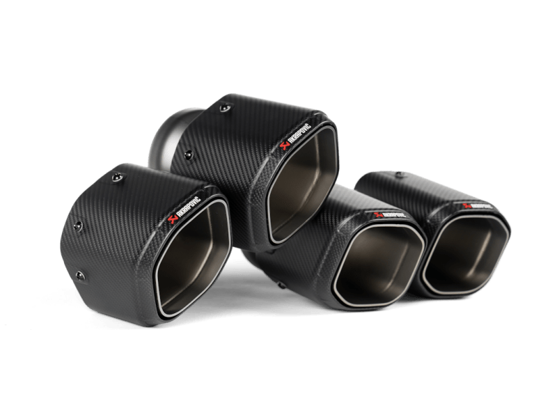 Akrapovic - Akrapovic 2024+ BMW M5 (G90,G99) Hexagonal Carbon Fiber Tail Pipe Set - Demon Performance