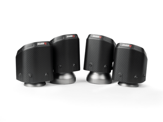 Akrapovic - Akrapovic 2024+ BMW M5 (G90,G99) Hexagonal Carbon Fiber Tail Pipe Set - Demon Performance