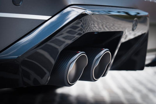 Akrapovic - Akrapovic 2024+ BMW M5 (G90,G99) Round Carbon Fiber Tail Pipe Set - Demon Performance