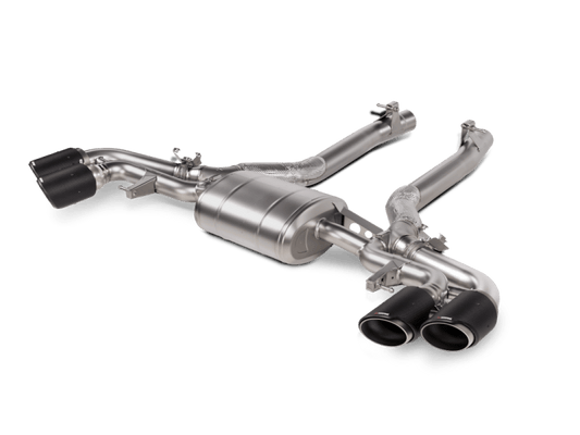 Akrapovic - Akrapovic 2024+ BMW X5M / X6M (Face Lift) Slip - On Line (Titanium) w/Carbon Fiber Tips - Demon Performance