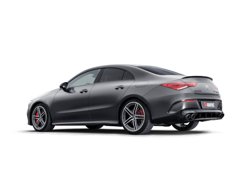 Akrapovic - Akrapovic 2024+ Mercedes - AMG CLA 45 / CLA 45 S (C118/x118) Evo Line Cat Back (Titanium) w/ CF Tips - Demon Performance
