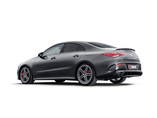 Akrapovic - Akrapovic 2024+ Mercedes - AMG CLA 45 / CLA 45 S (C118/x118) Evo Line Cat Back (Titanium) w/ CF Tips - Demon Performance