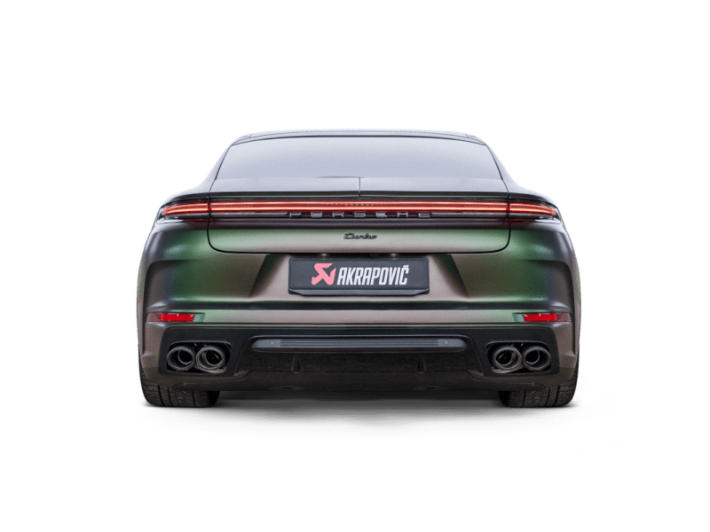 Akrapovic - Akrapovic 2024+ Porsche Panamera Slip - On Line (Titanium) w/ Carbon Tips: Requires V6 or V8 fit kit - Demon Performance