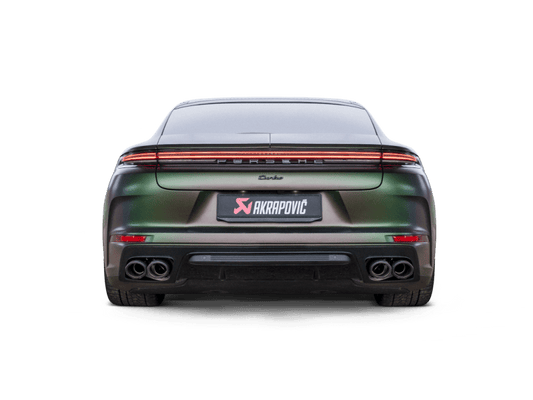 Akrapovic - Akrapovic 2024+ Porsche Panamera Slip - On Line (Titanium) w/ Carbon Tips: Requires V6 or V8 fit kit - Demon Performance