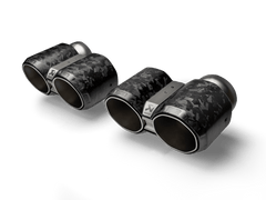 Akrapovic - Akrapovic BMW M2 Coupe (G87) Tail Pipe Set - Chopped Carbon - Demon Performance