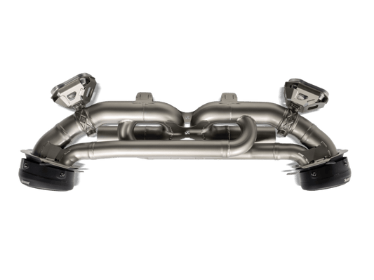 Akrapovic - Akrapovic Porsche 911 Carrera /S/4/4S/GTS/Cabriolet/Targa/Dakar (992) Slip-On Line Titanium Exhaust - Demon Performance