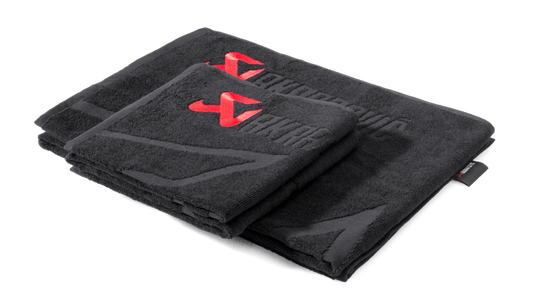 Akrapovic - Akrapovic Towel Set - Black w/ Red Logo - Demon Performance
