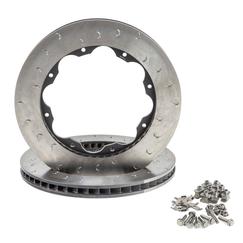Alcon - Alcon Nissan R35 GTR Gen 1/2 380X30mm Rotor Ring Kit - Rear Right - Demon Performance