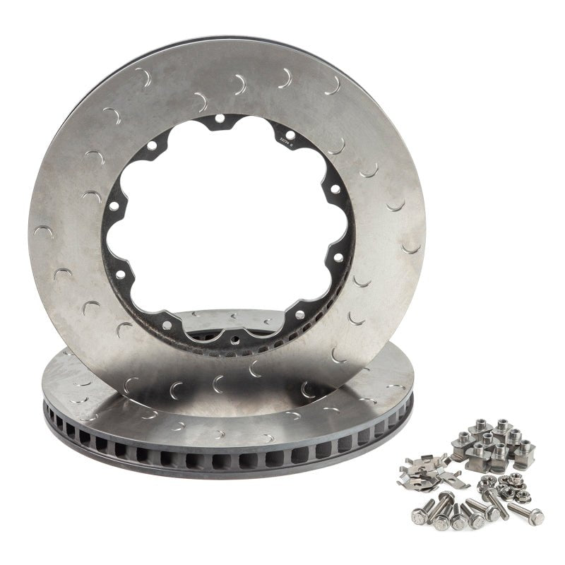 Alcon - Alcon Nissan R35 GTR Gen 1/2 380X30mm Rotor Ring Kit - Rear Right - Demon Performance