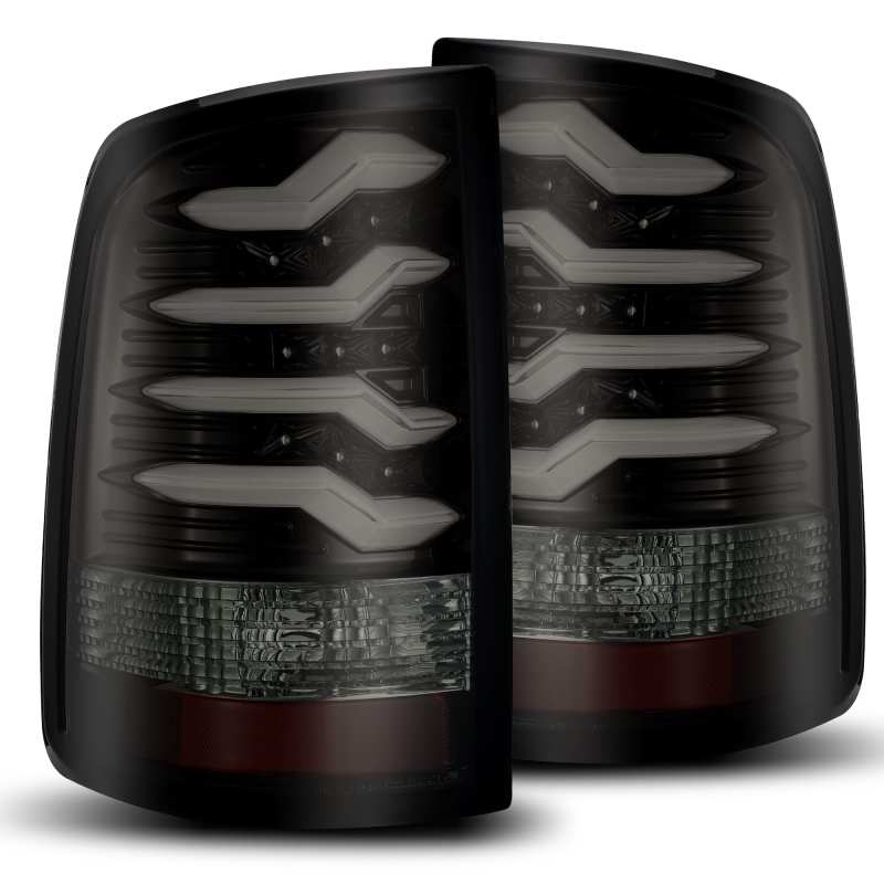 AlphaRex - AlphaRex 09 - 18 Dodge Ram 1500 PRO - Series LED Tail Lights Jet Black - Demon Performance