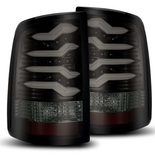 AlphaRex - AlphaRex 09 - 18 Dodge Ram 1500 PRO - Series LED Tail Lights Jet Black - Demon Performance