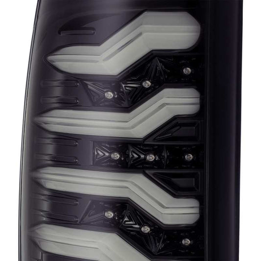 AlphaRex - AlphaRex 09 - 18 Dodge Ram 1500 PRO - Series LED Tail Lights Jet Black - Demon Performance