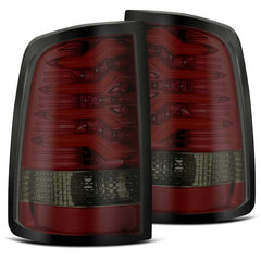AlphaRex - AlphaRex 09 - 18 Dodge Ram 1500 PRO - Series LED Tail Lights Red Smoke - Demon Performance