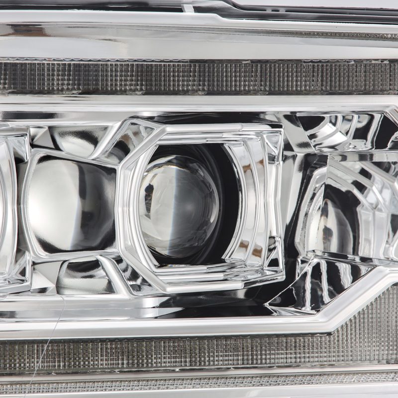 AlphaRex - AlphaRex 09 - 18 Dodge Ram 2500 LUXX LED Proj Headlights Plank Style Chrm w/Activ Light/Seq Signal/DRL - Demon Performance