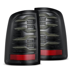 AlphaRex - AlphaRex 09 - 18 Dodge Ram Luxx - Series LED Tail Lights Alpha - Black w/ Activation Light & Seq. Signal - Demon Performance