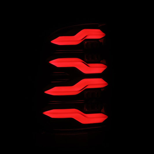 AlphaRex - AlphaRex 09 - 18 Dodge Ram Luxx - Series LED Tail Lights Black w/ Activation Light & Sequential Signal - Demon Performance