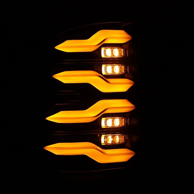AlphaRex - AlphaRex 09 - 18 Dodge Ram Luxx - Series LED Tail Lights Black w/ Activation Light & Sequential Signal - Demon Performance