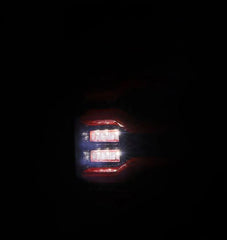 AlphaRex - AlphaRex 09 - 18 Dodge RAM LUXX - Series LED Taillights Black Red w/Actv Light & SS - Demon Performance