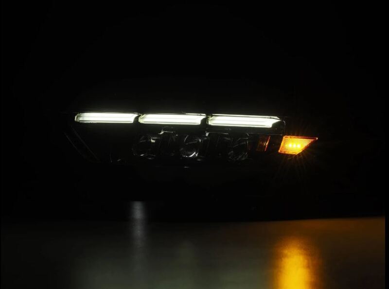 AlphaRex - AlphaRex 15 - 17 Ford Mustang NOVA LED Proj Headlights Alpha Black w/Activ Light/Seq Signal/Switch DRL - Demon Performance