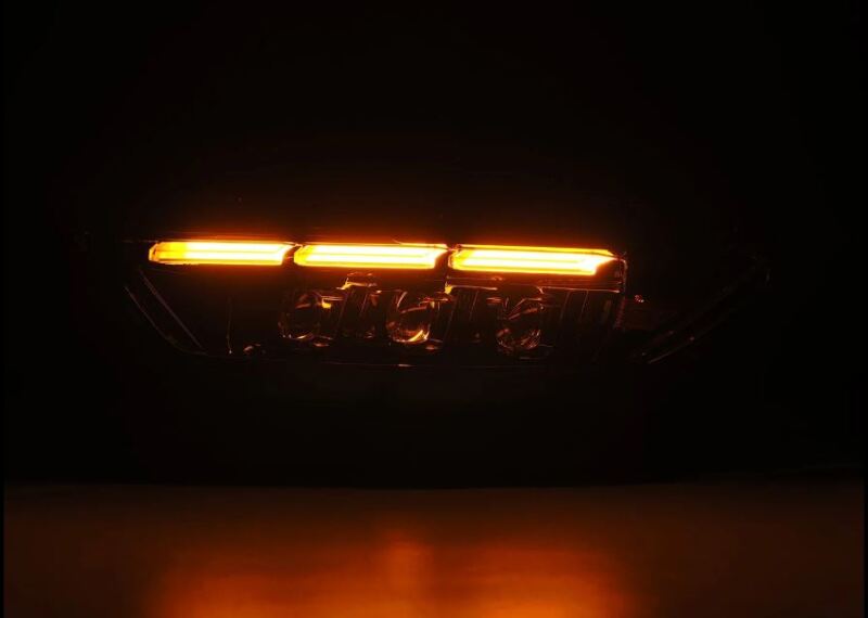 AlphaRex - AlphaRex 15 - 17 Ford Mustang NOVA LED Proj Headlights Alpha Black w/Activ Light/Seq Signal/Switch DRL - Demon Performance