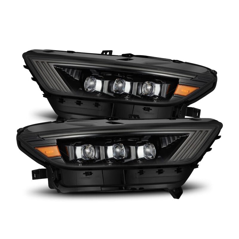 AlphaRex - AlphaRex 15 - 17 Ford Mustang NOVA LED Proj HL Alpha - Black w/Activ Light/Seq. Signal + Switchback DRL - Demon Performance