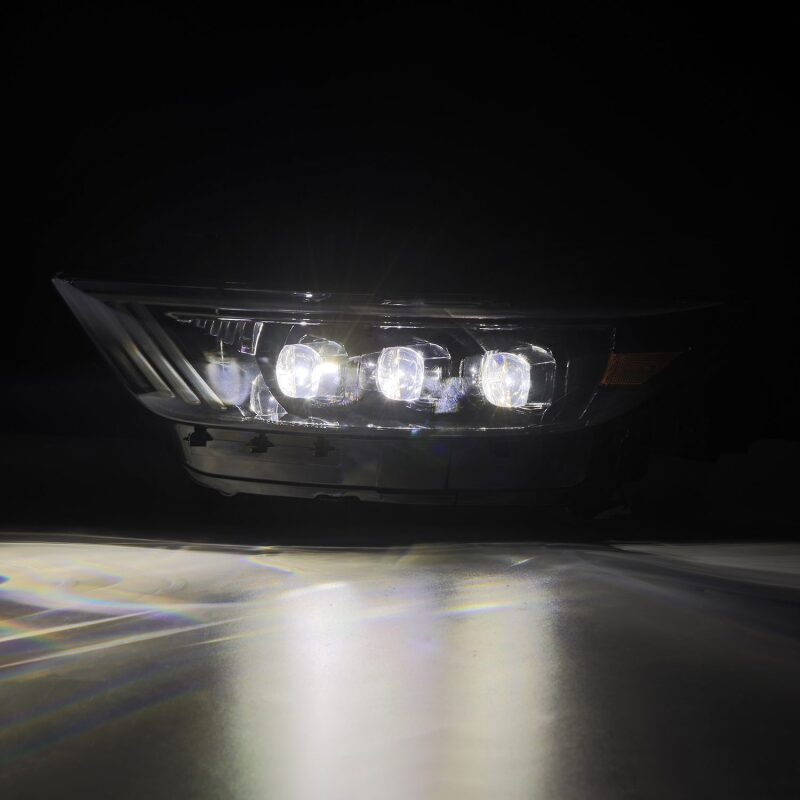 AlphaRex - AlphaRex 15 - 17 Ford Mustang NOVA LED Proj HL Alpha - Black w/Activ Light/Seq. Signal + Switchback DRL - Demon Performance