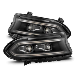 AlphaRex - AlphaRex 15 - 23 Dodge Charger LUXX - Series LED Proj Headlights Black w/Activtn Lgt & Seq.Sig / SB DRL - Demon Performance