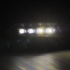 AlphaRex - AlphaRex 15 - 23 Dodge Charger NOVA LED Proj Headlights Alpha - Blk w/Actv Light & Seq.Sig / SB DRL - Demon Performance