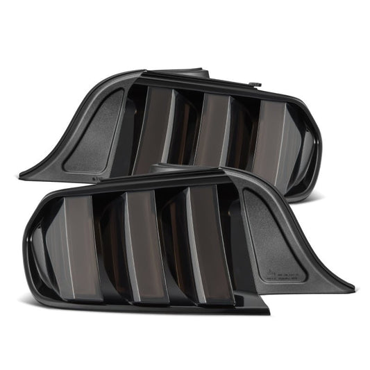 AlphaRex - AlphaRex 15 - 23 Ford Mustang NOVA - Series Prismatic LED Tail Lights Alpha - Black - Demon Performance