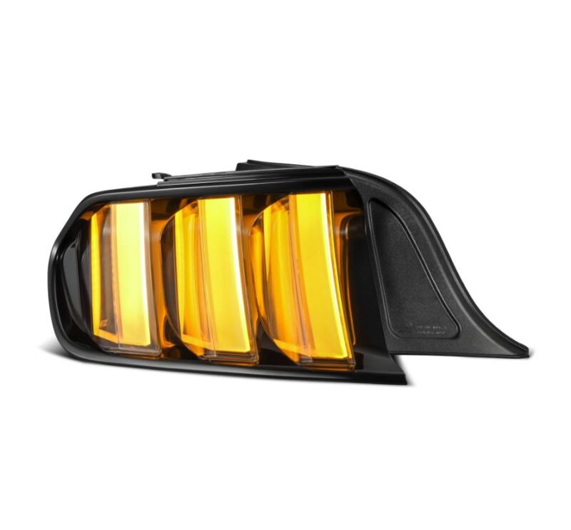 AlphaRex - AlphaRex 15-23 Ford Mustang NOVA-Series Prismatic LED Tail Lights Black-Clear - Demon Performance