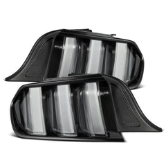 AlphaRex - AlphaRex 15-23 Ford Mustang NOVA-Series Prismatic LED Tail Lights Black-Clear - Demon Performance