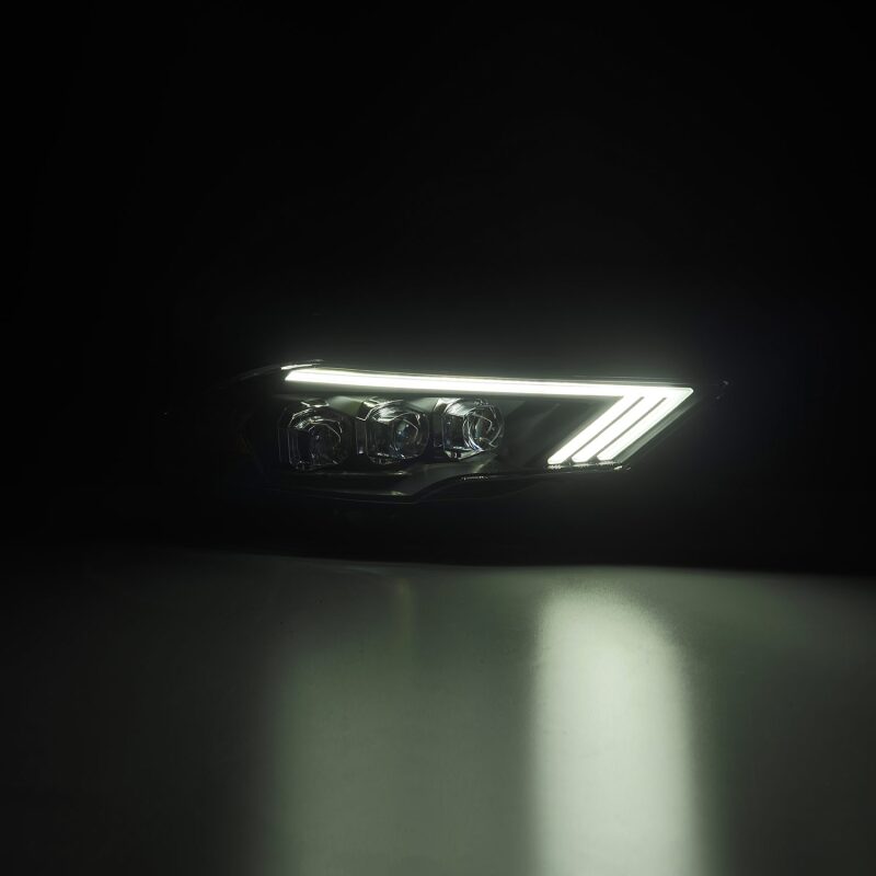 AlphaRex - AlphaRex 18 - 22 Ford Mustang NOVA - Series LED Projector Headlights Black - Demon Performance