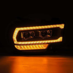 AlphaRex - AlphaRex 19 - 21 Ram 2500 LUXX LED Proj Headlights Plank Style Black w/Activ Light/Seq Signal/DRL - Demon Performance