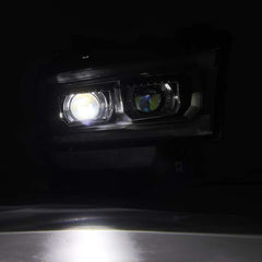AlphaRex - AlphaRex 19 - 21 Ram 2500 LUXX LED Proj Headlights Plank Style Black w/Activ Light/Seq Signal/DRL - Demon Performance