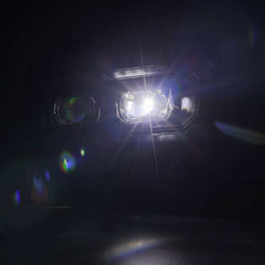 AlphaRex - AlphaRex 19 - 21 Ram 2500 LUXX LED Proj Headlights Plank Style Black w/Activ Light/Seq Signal/DRL - Demon Performance