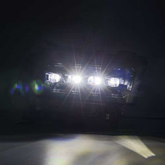 AlphaRex - AlphaRex 19 - 21 Ram 2500 NOVA LED Proj Headlights Plank Style Alpha Blk w/Activ Light/Seq Signal/DRL - Demon Performance