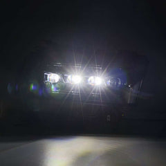 AlphaRex - AlphaRex 19 - 21 Ram 2500 NOVA LED Proj Headlights Plank Style Alpha Blk w/Activ Light/Seq Signal/DRL - Demon Performance