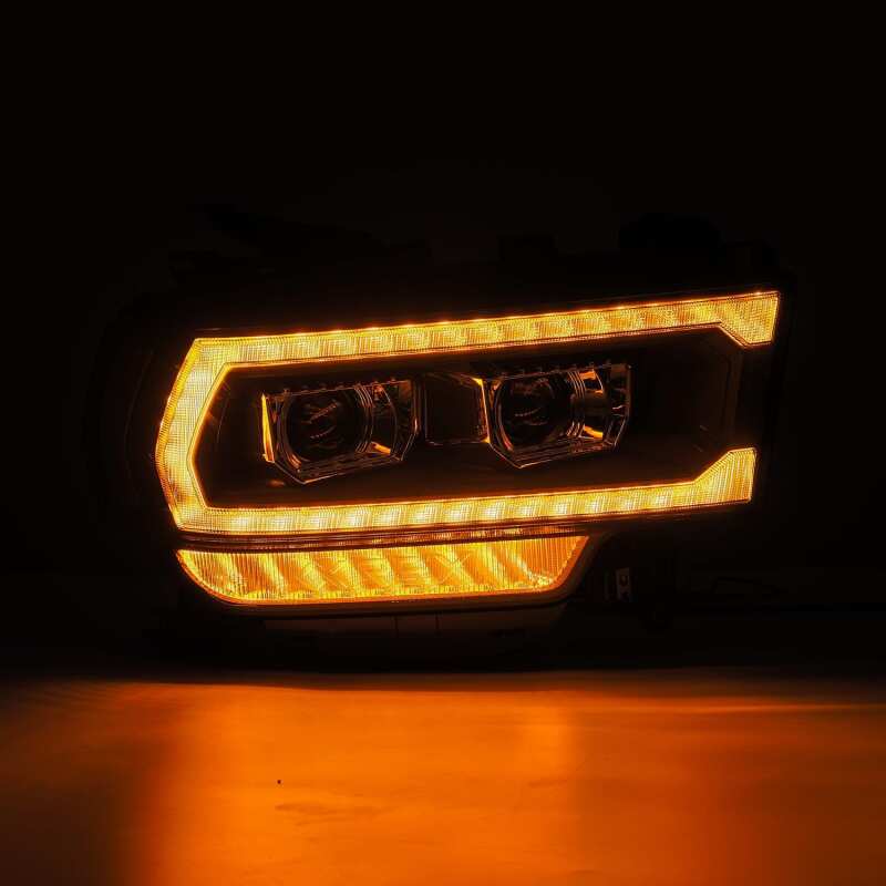 AlphaRex - AlphaRex 19 - 21 Ram 2500 PRO - Series Projector Headlights Plank Style Black w/Activation Light - Demon Performance