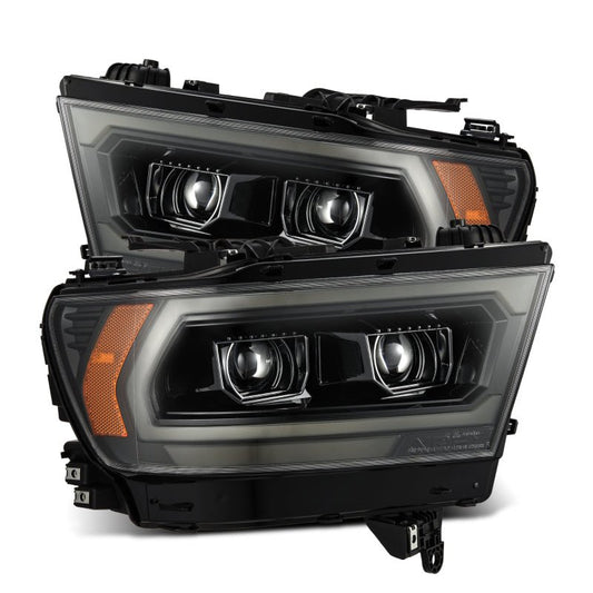 AlphaRex - AlphaRex 19 - 22 Dodge Ram 1500 PRO - Series Projector Headlights Alpha Black w/Seq Signal/DRL - Demon Performance