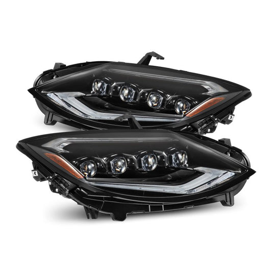 AlphaRex - AlphaRex 23 - 24 Nissan Z NOVA - Series LED Projector Headlights Alpha - Blk w/Activation Light & Seq.Sig - Demon Performance