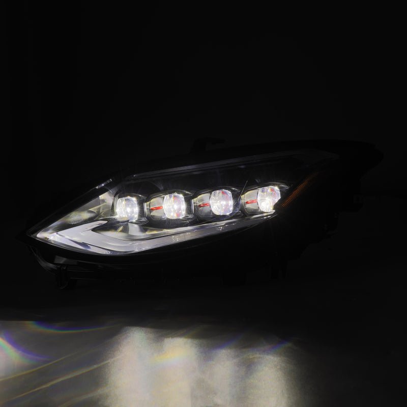 AlphaRex - AlphaRex 23-24 Nissan Z NOVA-Series LED Projector Headlights Black w/Activation Light & Seq.Sig - Demon Performance