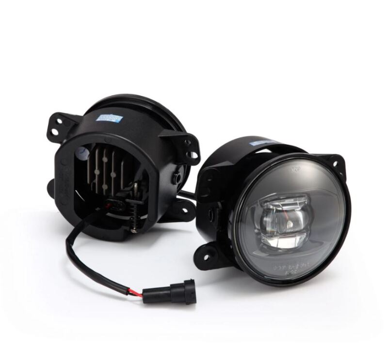AlphaRex - AlphaRex Universal Chrysler/Dodge/Hummer/Jeep DoubleTap Dual Color LED Proj Fog Lights - White/Amber - Demon Performance