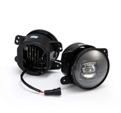 AlphaRex - AlphaRex Universal Chrysler/Dodge/Hummer/Jeep DoubleTap Dual Color LED Proj Fog Lights - White/Amber - Demon Performance