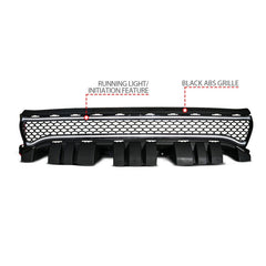 ANZO - ANZO 15 - 23 Dodge Charger Black LED Grille w/ Initiation & Running Light/DRL Bar - Demon Performance