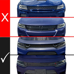 ANZO - ANZO 15 - 23 Dodge Charger Black LED Grille w/ Initiation & Running Light/DRL Bar - Demon Performance