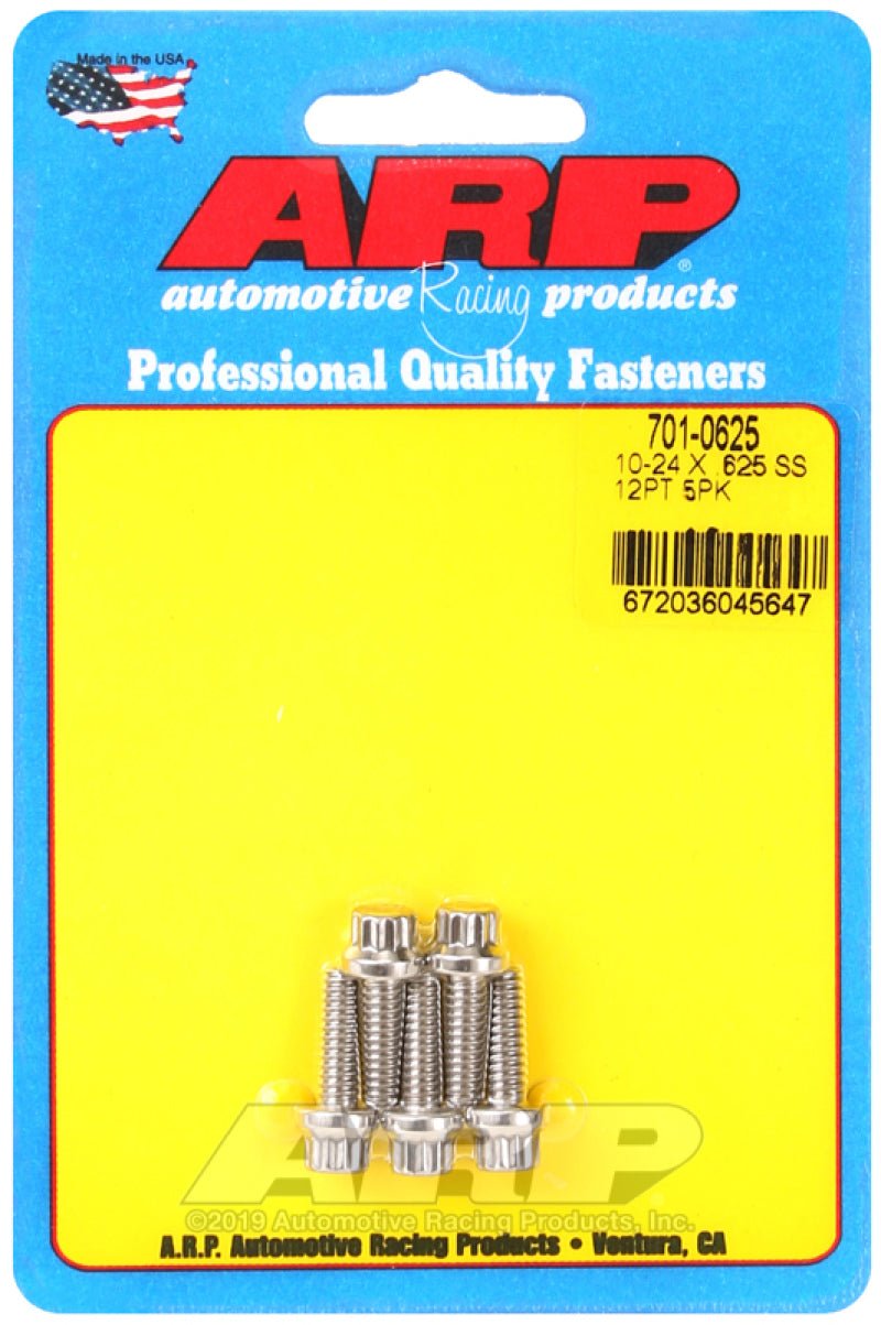 ARP - ARP 10-24 x .625 12pt SS bolts - Demon Performance